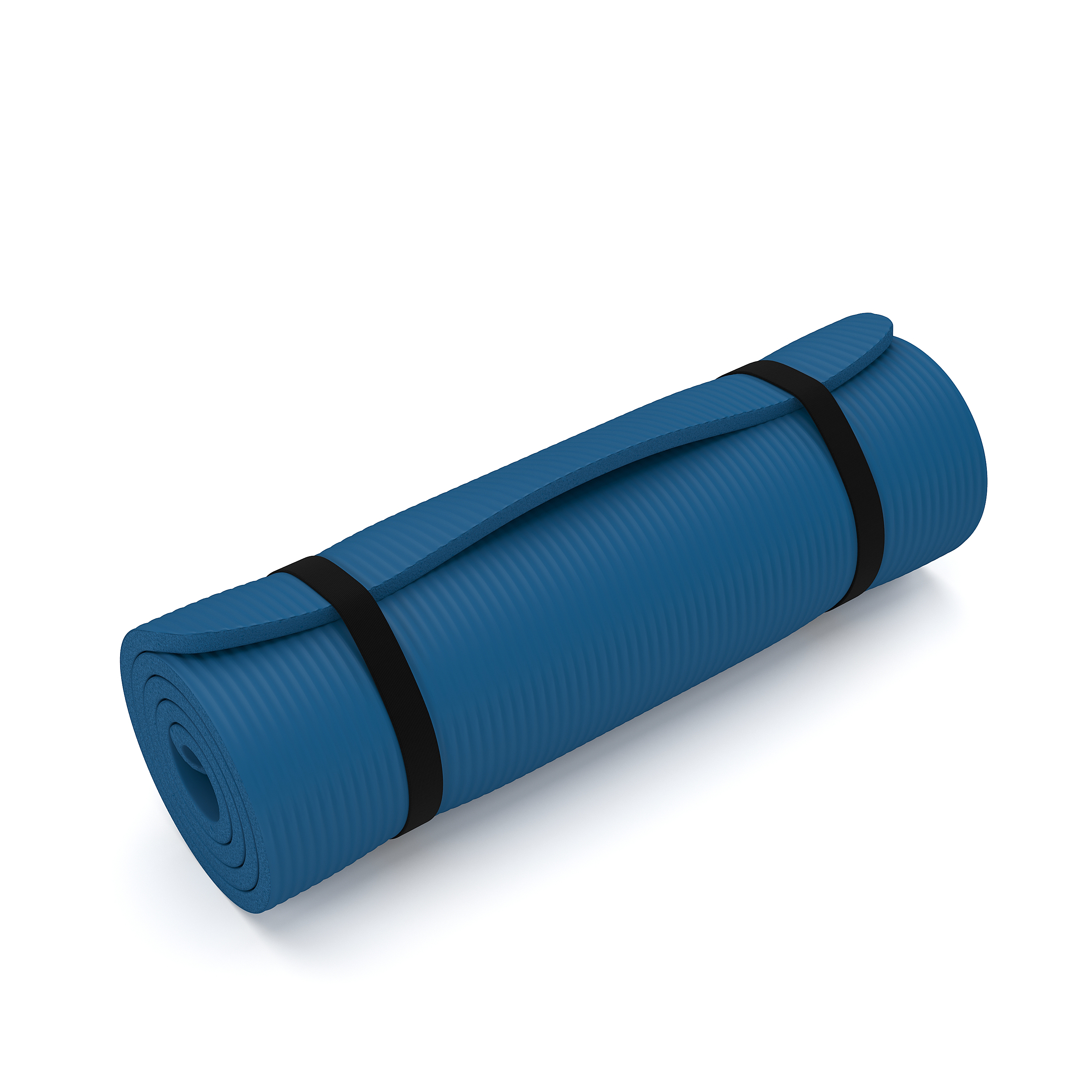 Fitnessmatte blau 190 x 60 x 1.5 cm