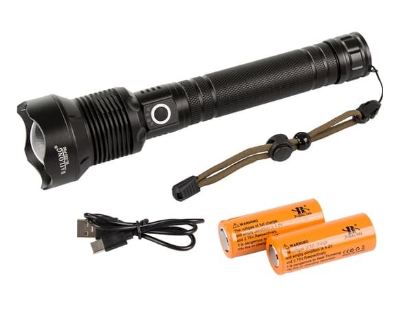 Lommelykt / Taktisk LED-lykt - Zoom-funksjon