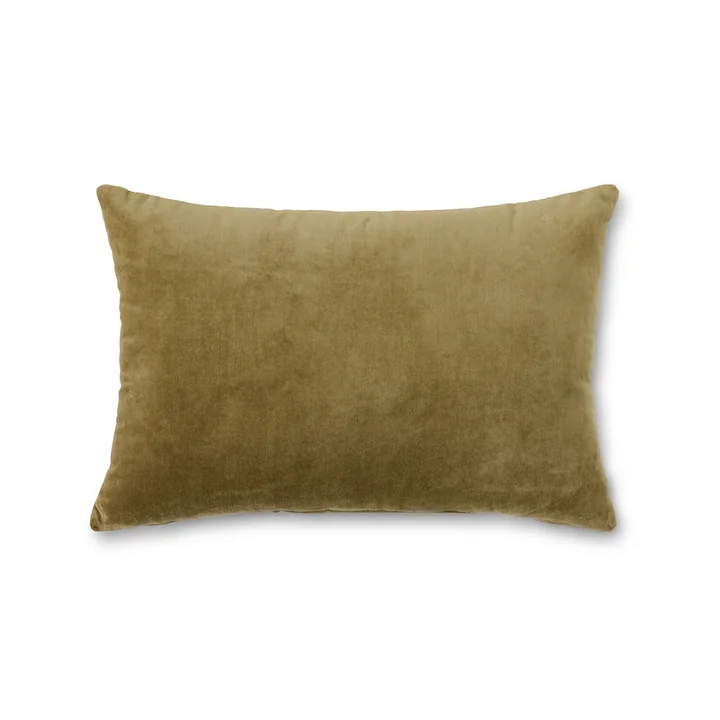HKliving - Samt-Kissen, 40 x 60 cm, army green
