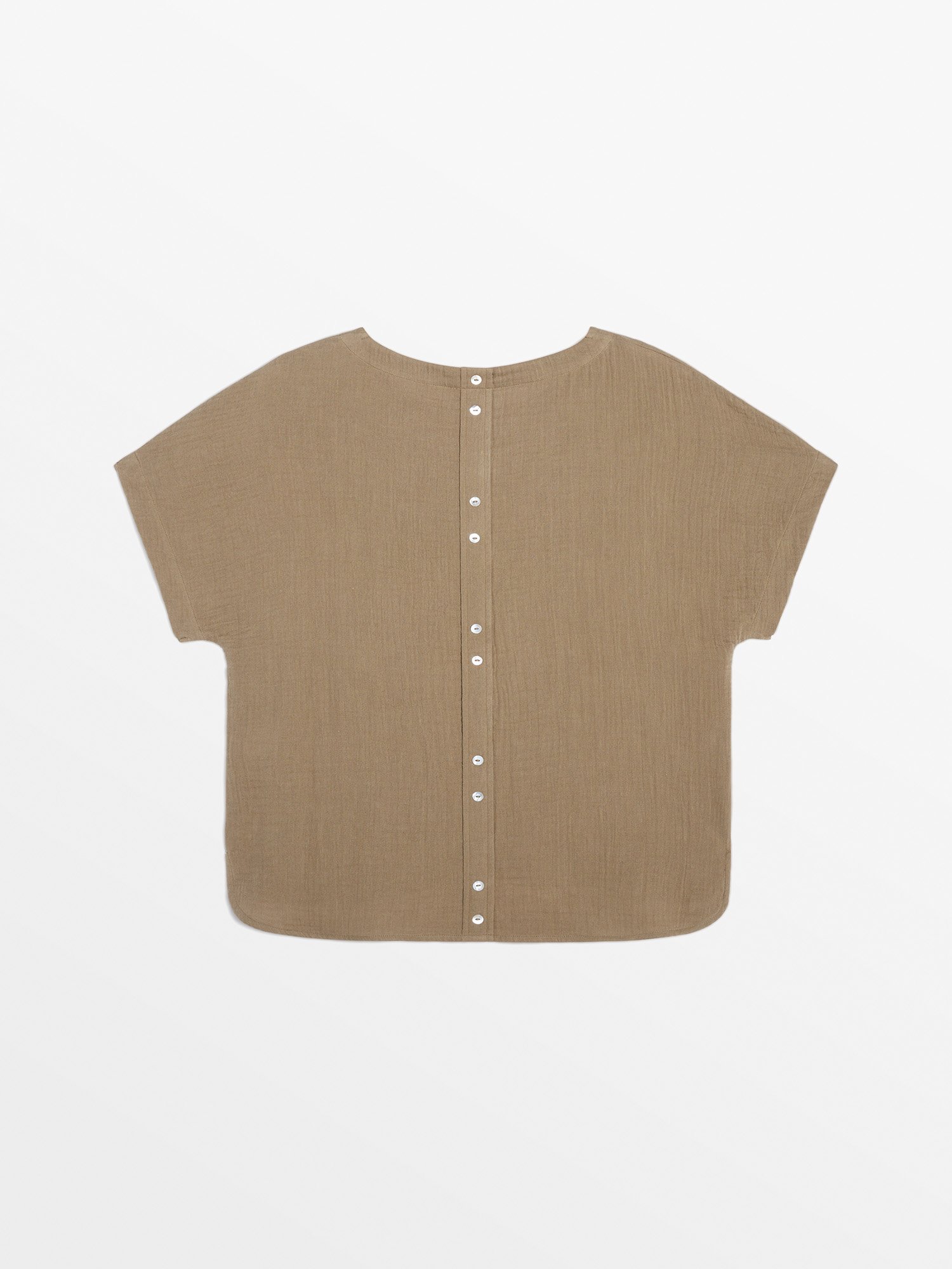 Blouse Femme Gaze de Coton Vert