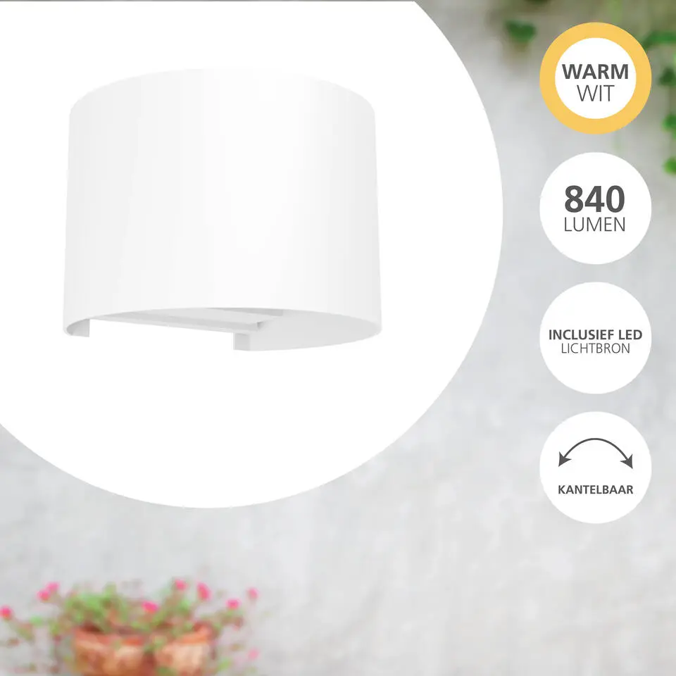 EGLO Calpino 3 Wandlamp - LED - IP54 - Binnen/- Wit