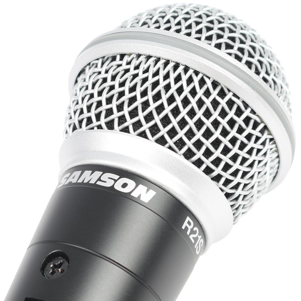 Samson R21S dynamische zangmicrofoon met aan/uit knop