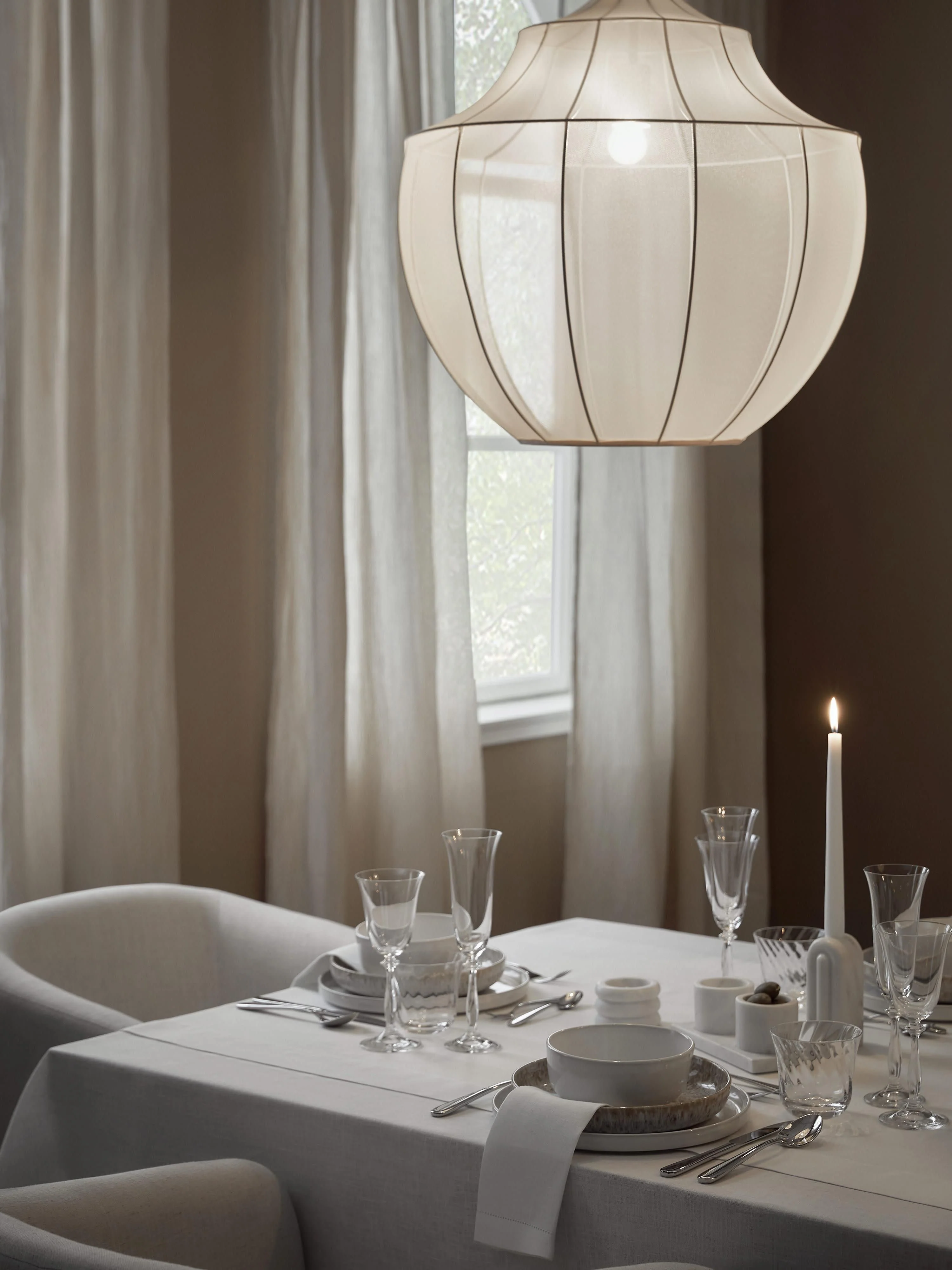 Hanglamp Beau van netstof