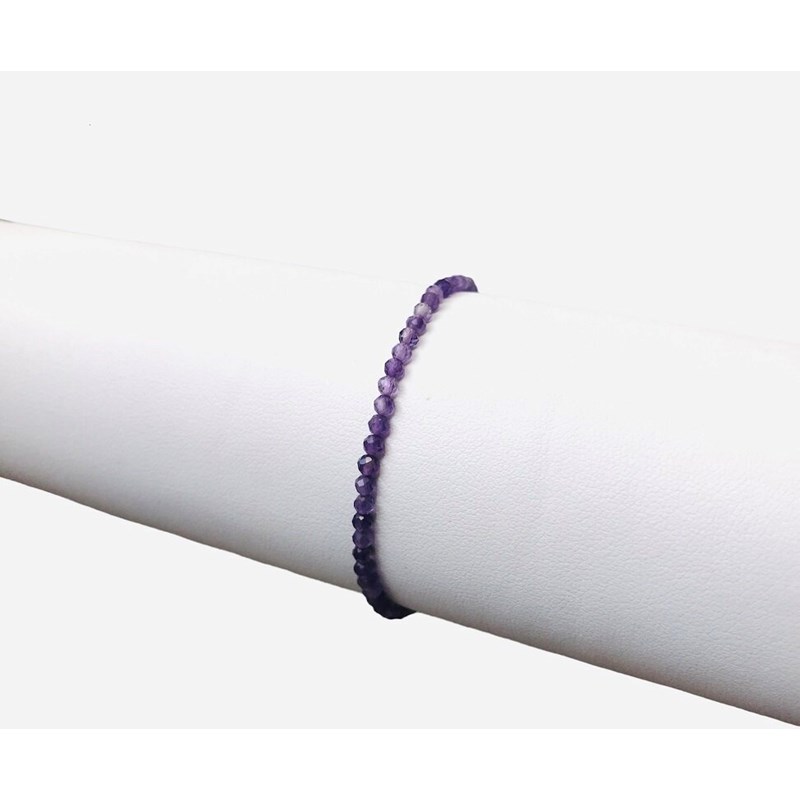 Bracelet réglable amethyste