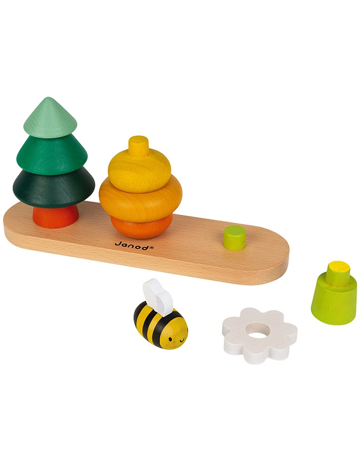 Janod-WWF® Steckspiel WALD 10-teilig