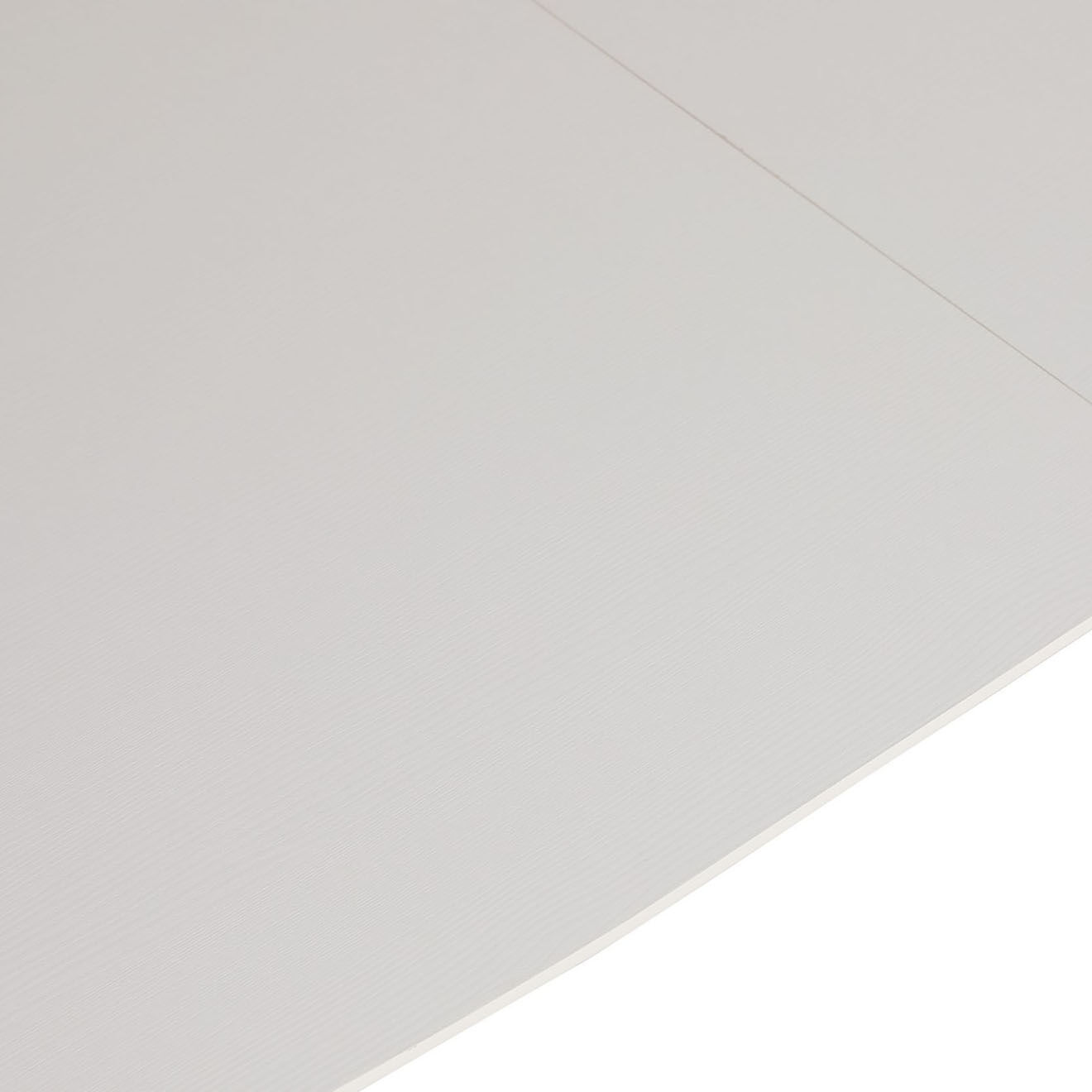 Homitis Table à manger Retro blanche - 130+30x75x80 cm