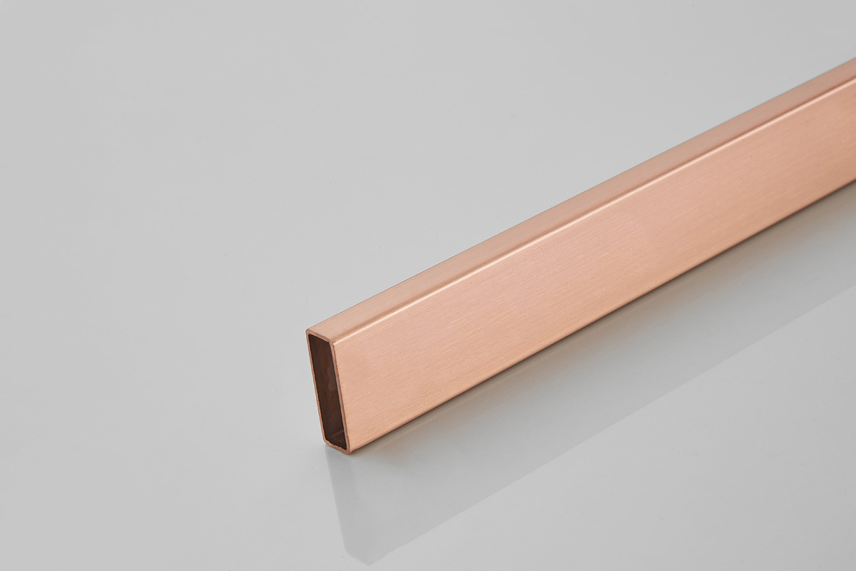 Saniclear Copper stabilisatiestang 120cm geborsteld koper inkortbaar