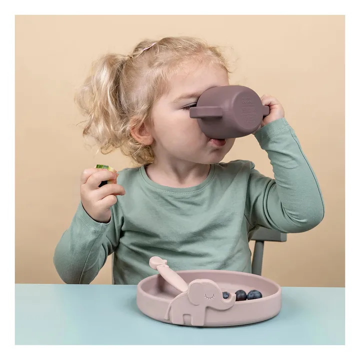 Done by deer Coffret repas Deer friends | Rose pâle