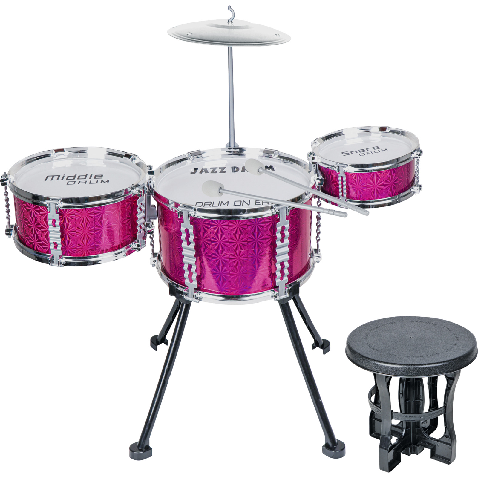 Trommel-Set klein 3 Drums violett