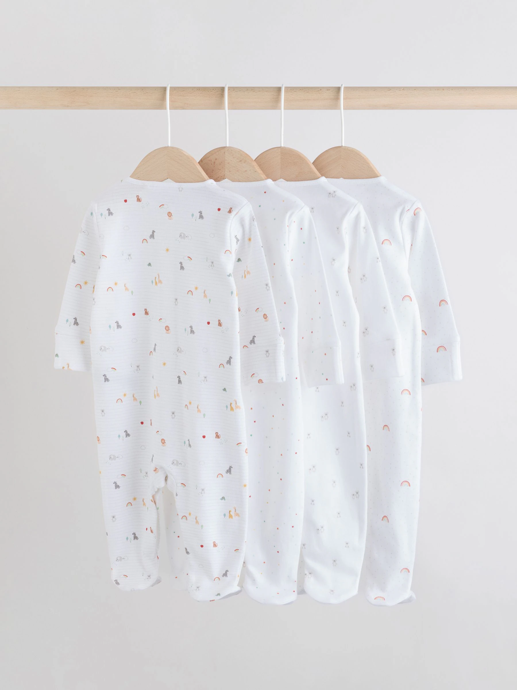 Wit - Popper Baby Sleepsuits (0-2yrs)