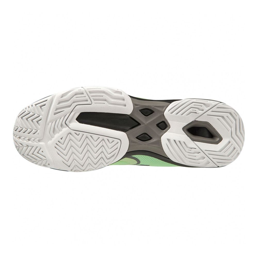 Mizuno WAVE EXCEED LIGHT AC - Chaussures tennis Homme patina green/black/white