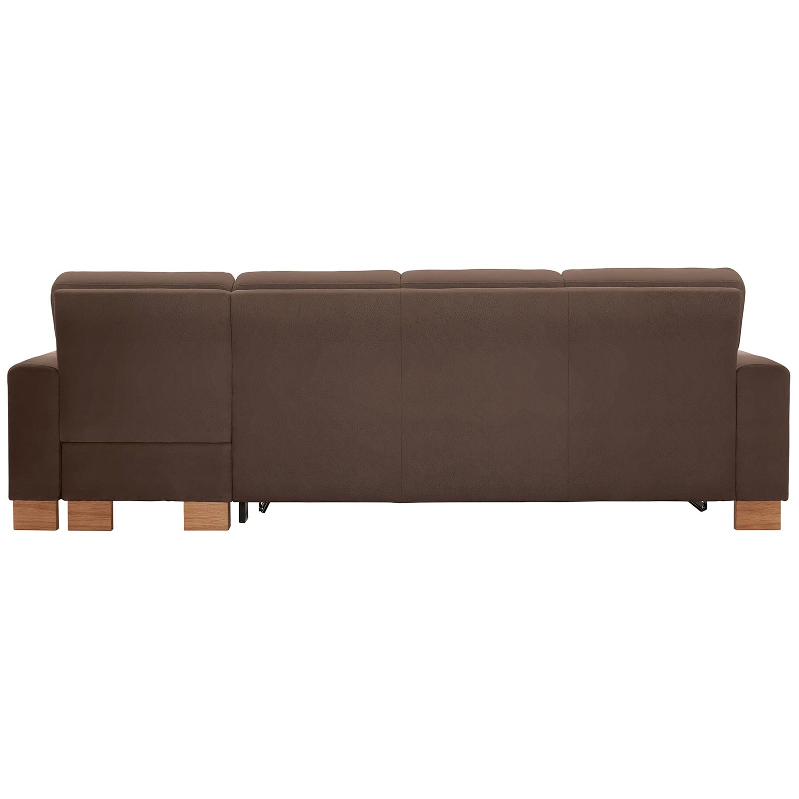 polsterpower Ecksofa - Saddle nougat - Basismodell - Recamiere rechts