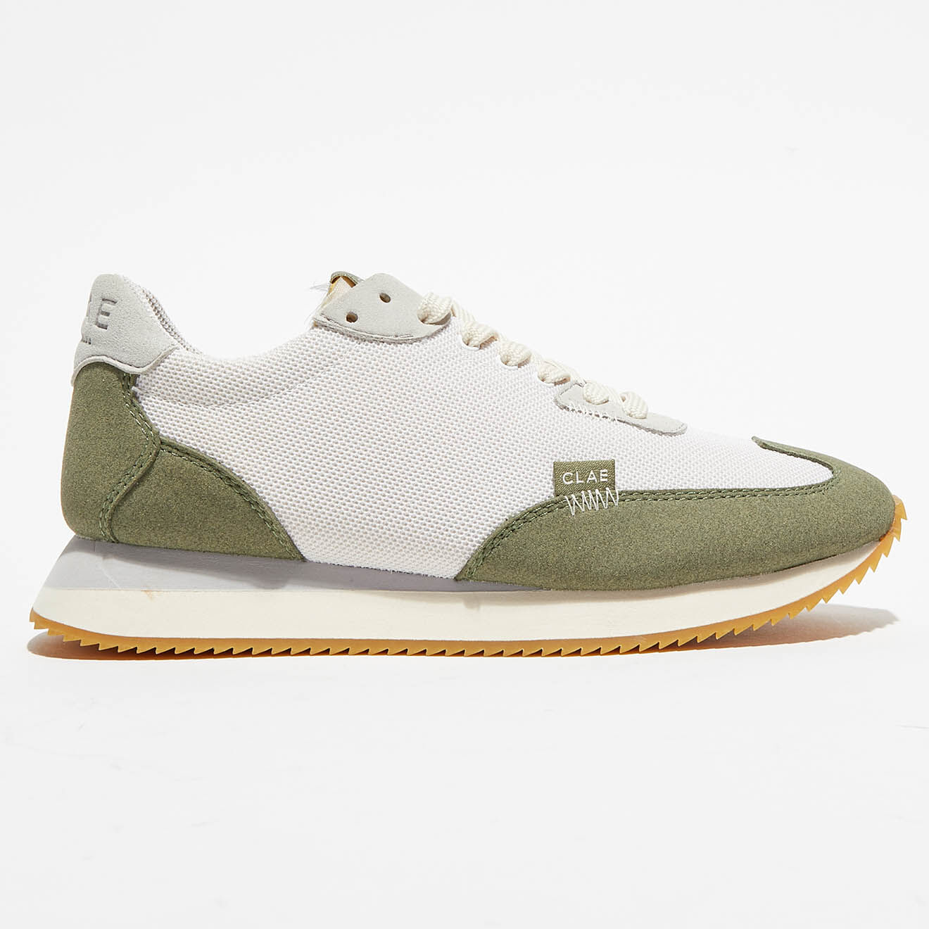 Clae Baskets Runyon blanc/vert