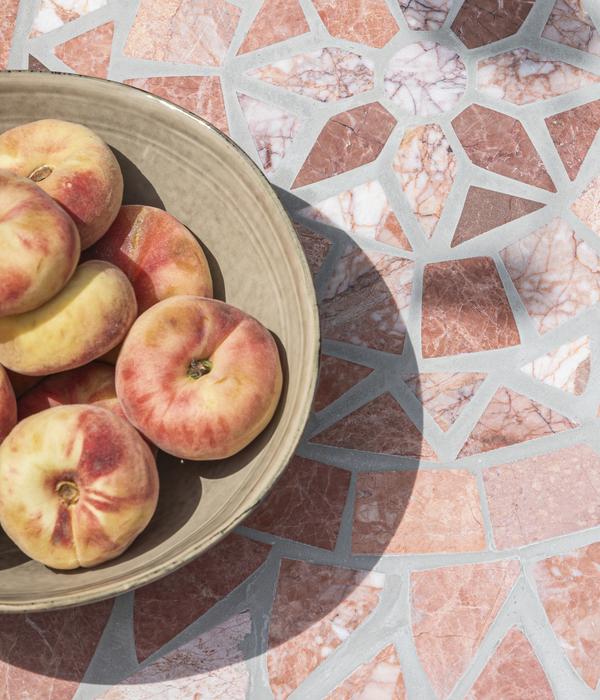 Dehner Mosaiktisch Chiara, terra-rosé