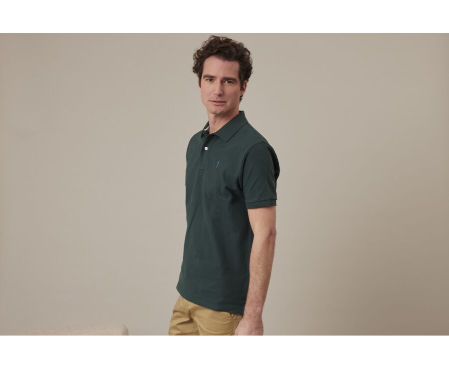 Polo homme Vert Sombre - ANDY II