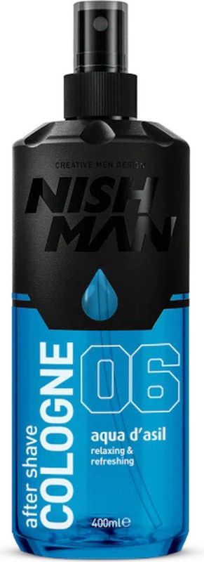 Nish man after shave cologne aqua d'asil