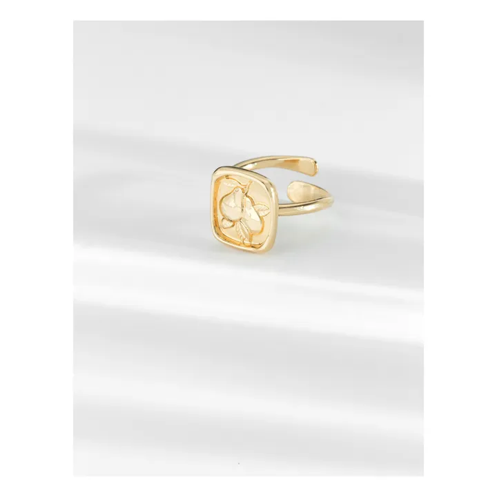 Louise Damas Bague Poire Georgia | Doré