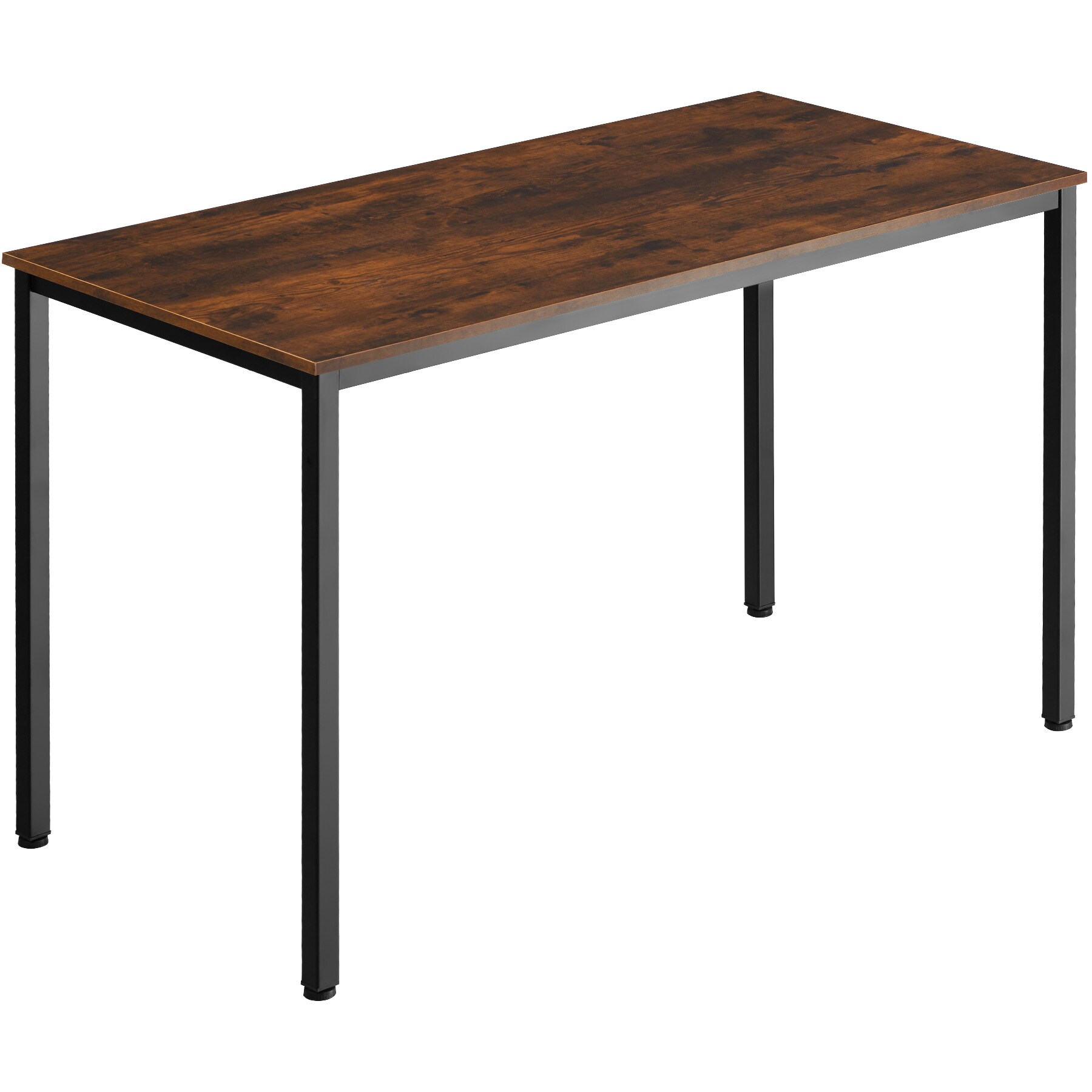 tectake® Schreibtisch, Industrial Style, große Beinfreiheit, 120 x 60 x 75,5 cm