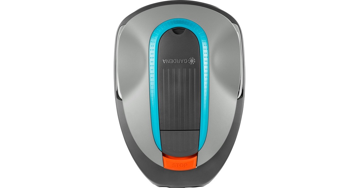 GARDENARobotmaaier SILENO city 250  (Grijs/turquoise, 15001-26, 250 m², Li-ion accu inbegrepen, Bluetooth)