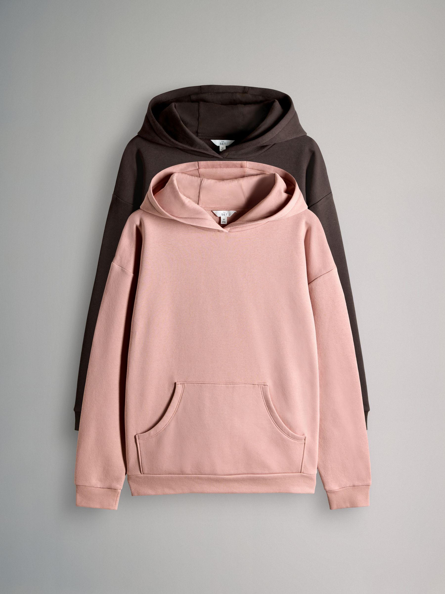 Chocoladebruin/roze - The Set 2 Pack Relaxed Hoodie