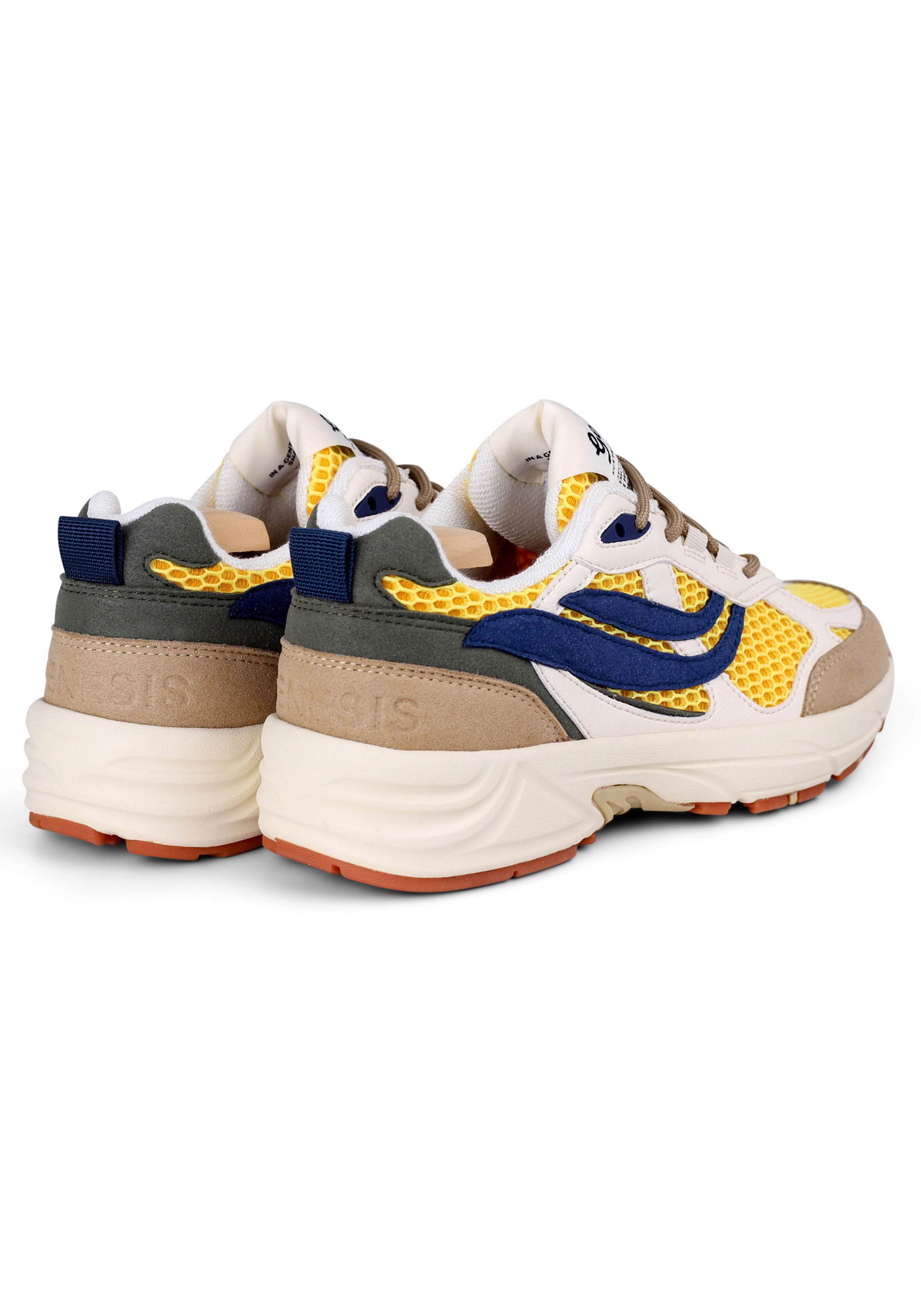 Genesis Sneaker G-Eco '99 2-Tone Mesh Sand/White/Yellow