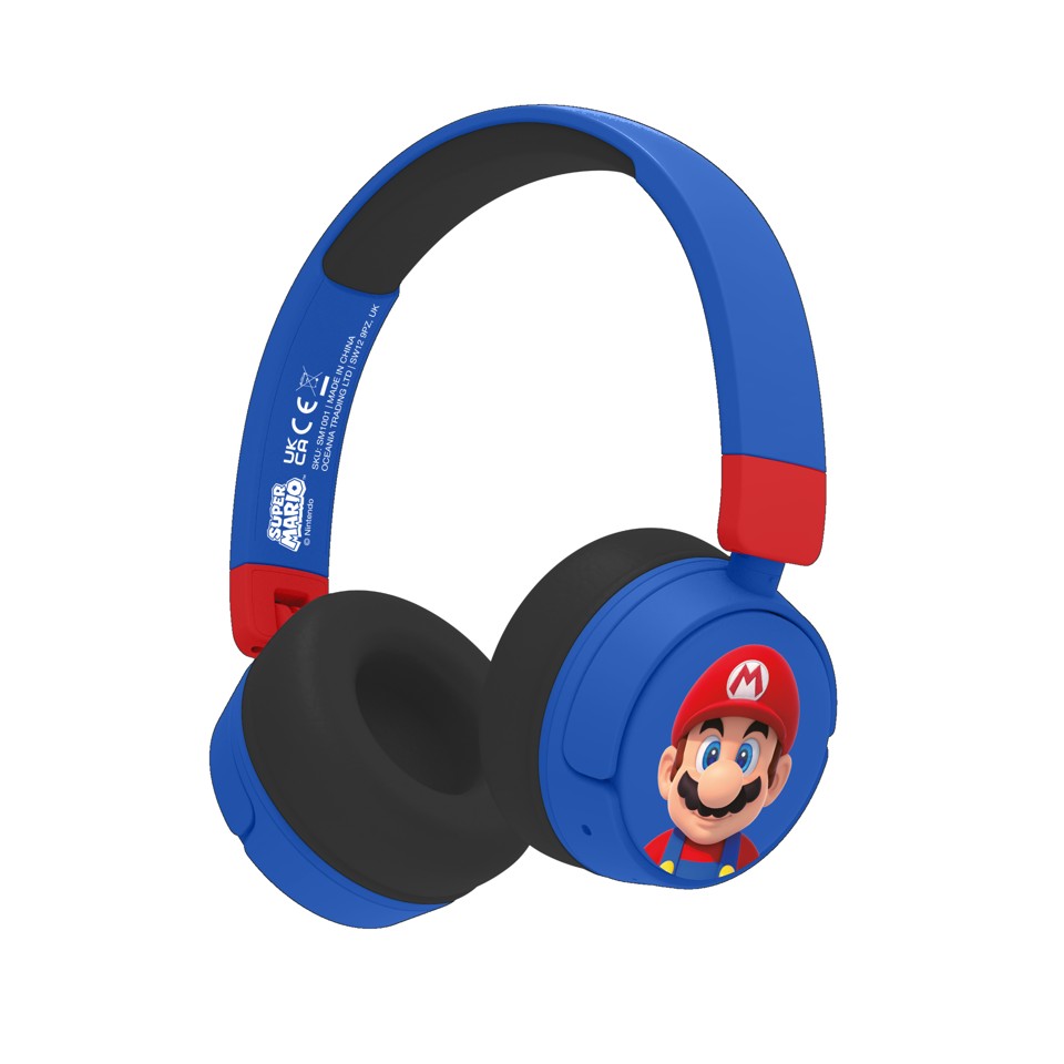 OTL - Super Mario Blue Kids Wireless Headphones