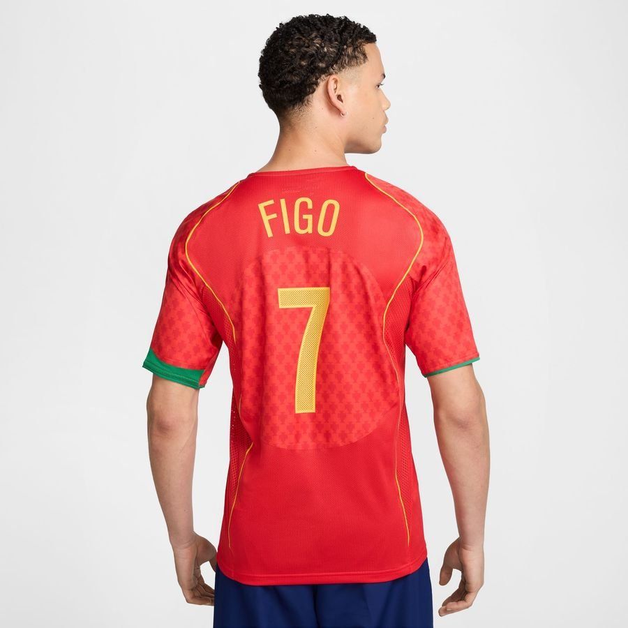 Portugal Maillot Domicile EURO 2004 FIGO 7 Reissue
