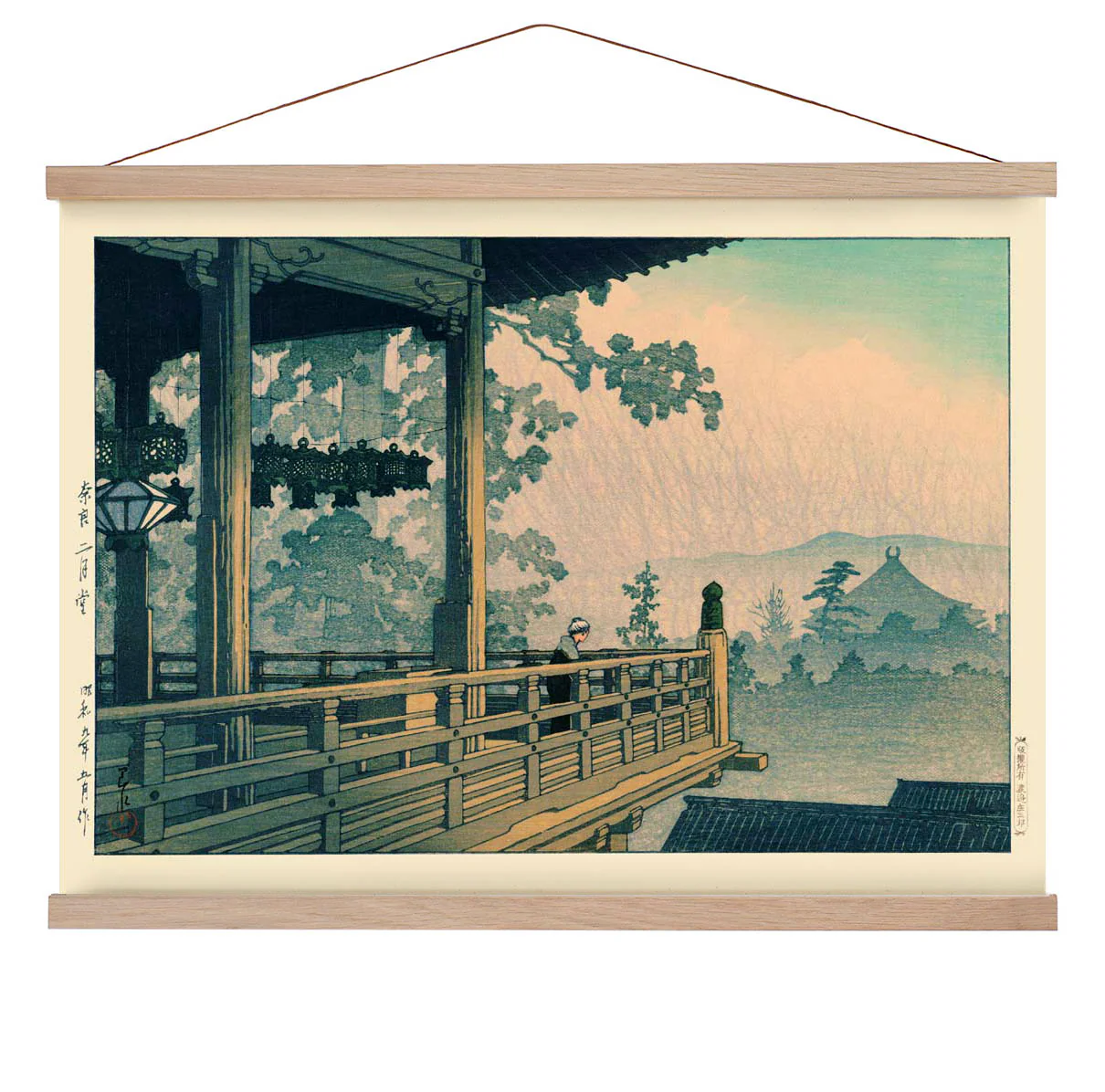 Nigatsudo-Tempel, Nara von Hasui