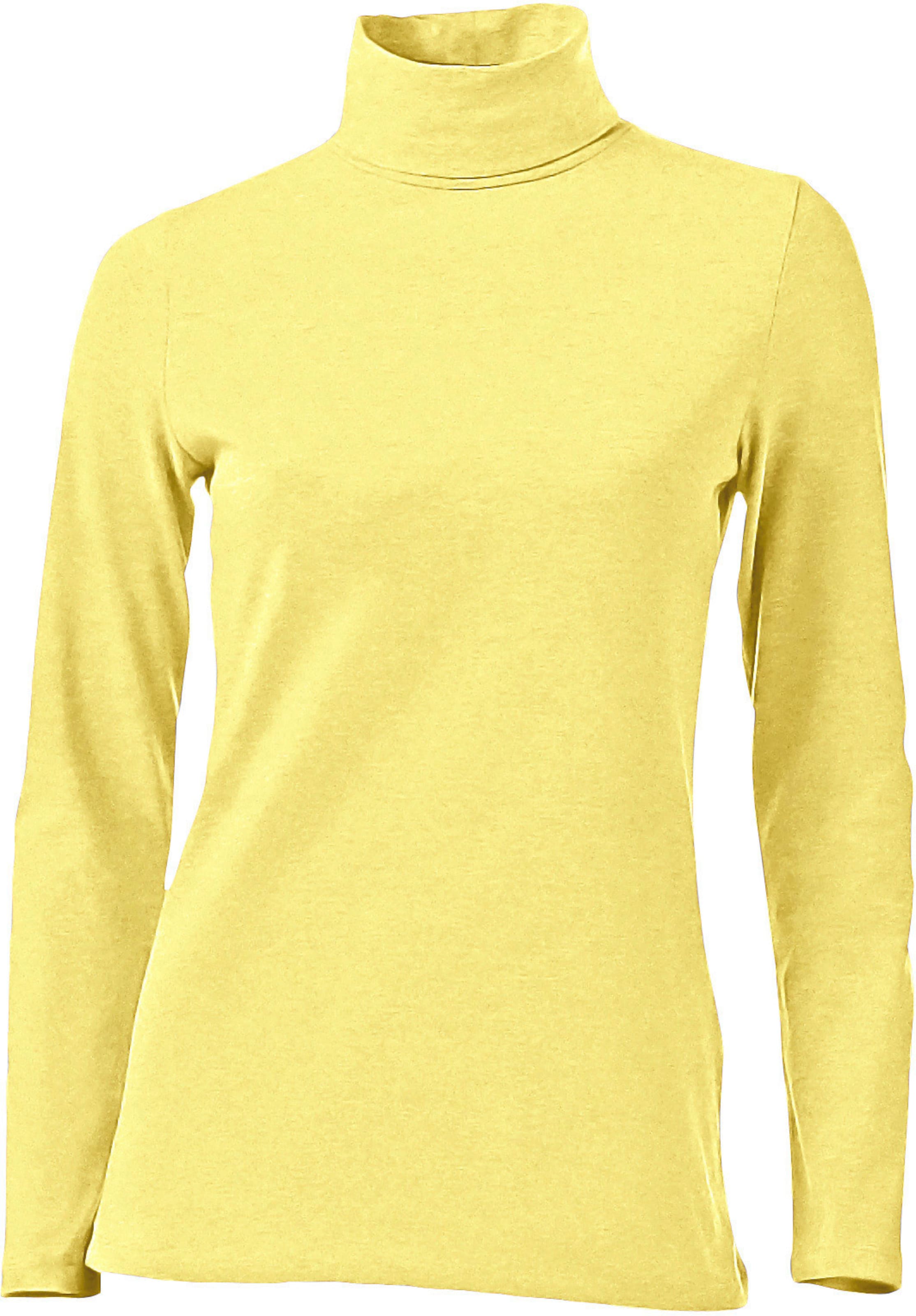 heine Rollkragen-Shirt in gelb