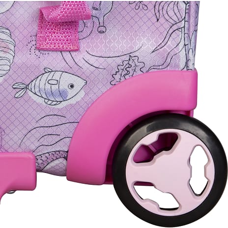 WLC børnetrolley 2 hjul 43,5 cm med havfruemønster