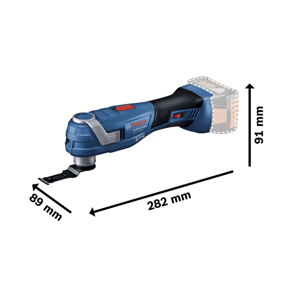 Bosch GOP 18V-34 Akku Multi Cutter solo im Karton (0.601.8G2.001)