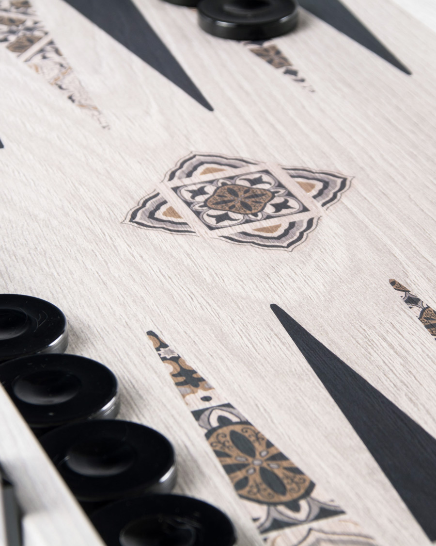 Manopoulos Wooden Creative Moroccan Mosaic Backgammon