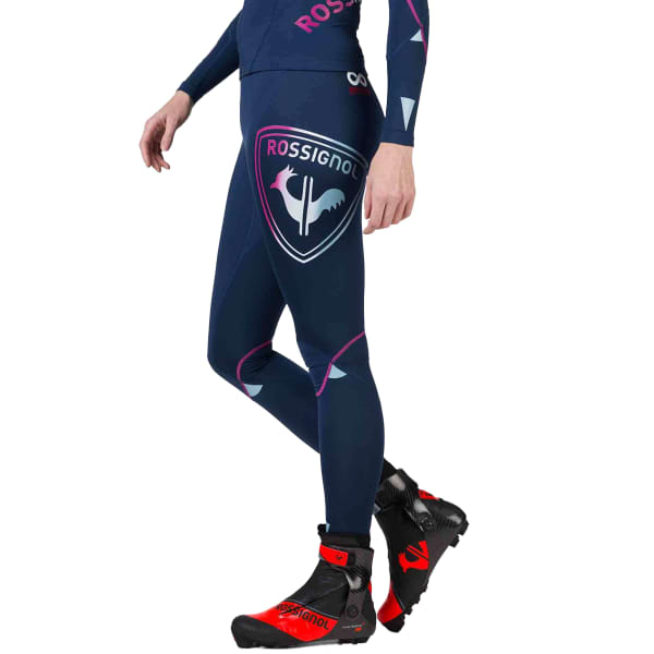 Collant ski de fond ROSSIGNOL W INFINI COMPRESSION RACE TIGH DARK NAVY
