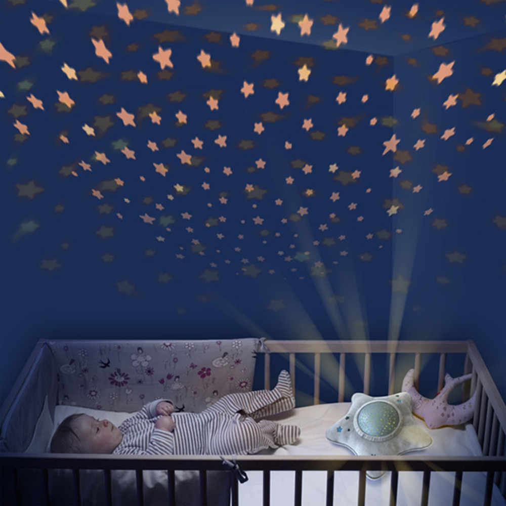 Peluche étoile - projecteur d'étoiles dynamiques