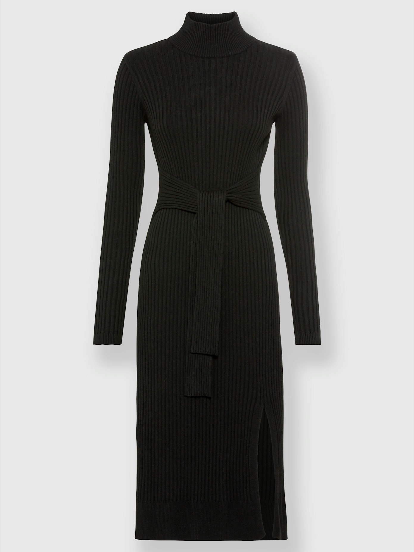 Robe en tricot tricot côtelé moderne