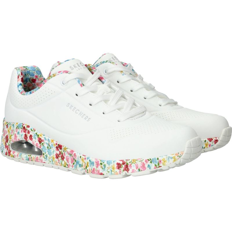 Skechers Uno Majestic Garden Sneakers Wit Dames