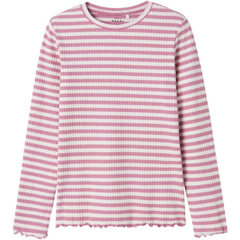 Køb Name It Mauve Orchid Jet Stream Vemma Slim Bluse