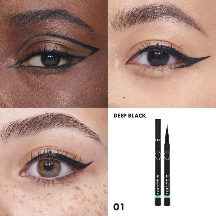 Sephora Collection 12H Intense Ink Felt Liner Fine Line - Ultrapræcis og intens tuscheyel