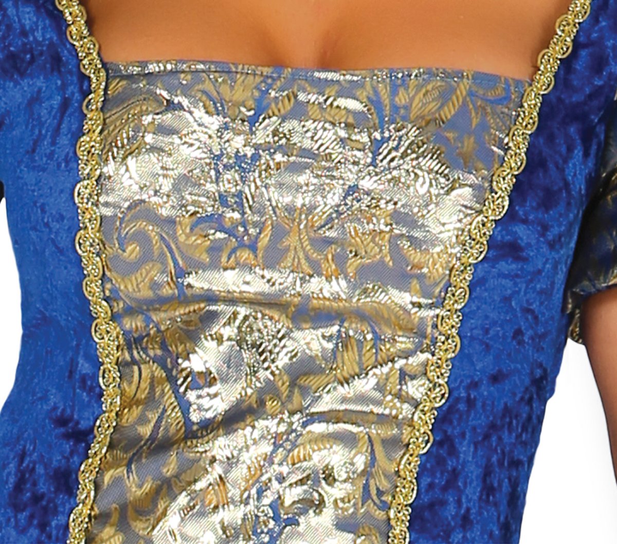Middeleeuwen Jurk Blauw Dames Middeleeuwen