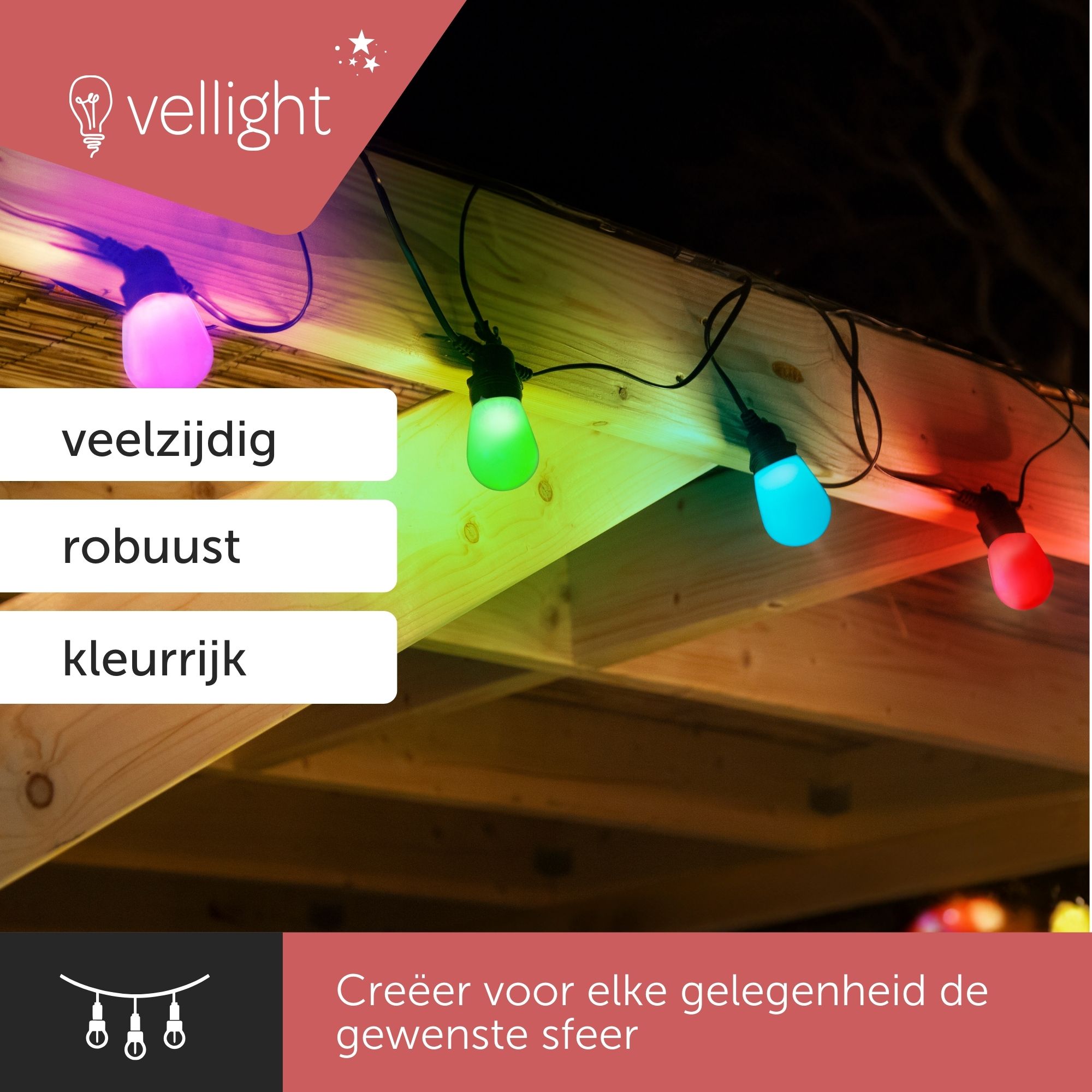 Vellight V-TUYA-15-RGBW slimme lichtslinger