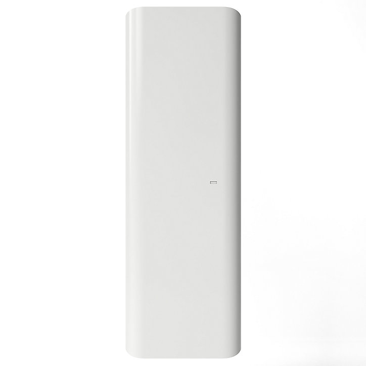 Radiateur connecté électrique à inertie sèche GoodHome Florya blanc 1500W vertical