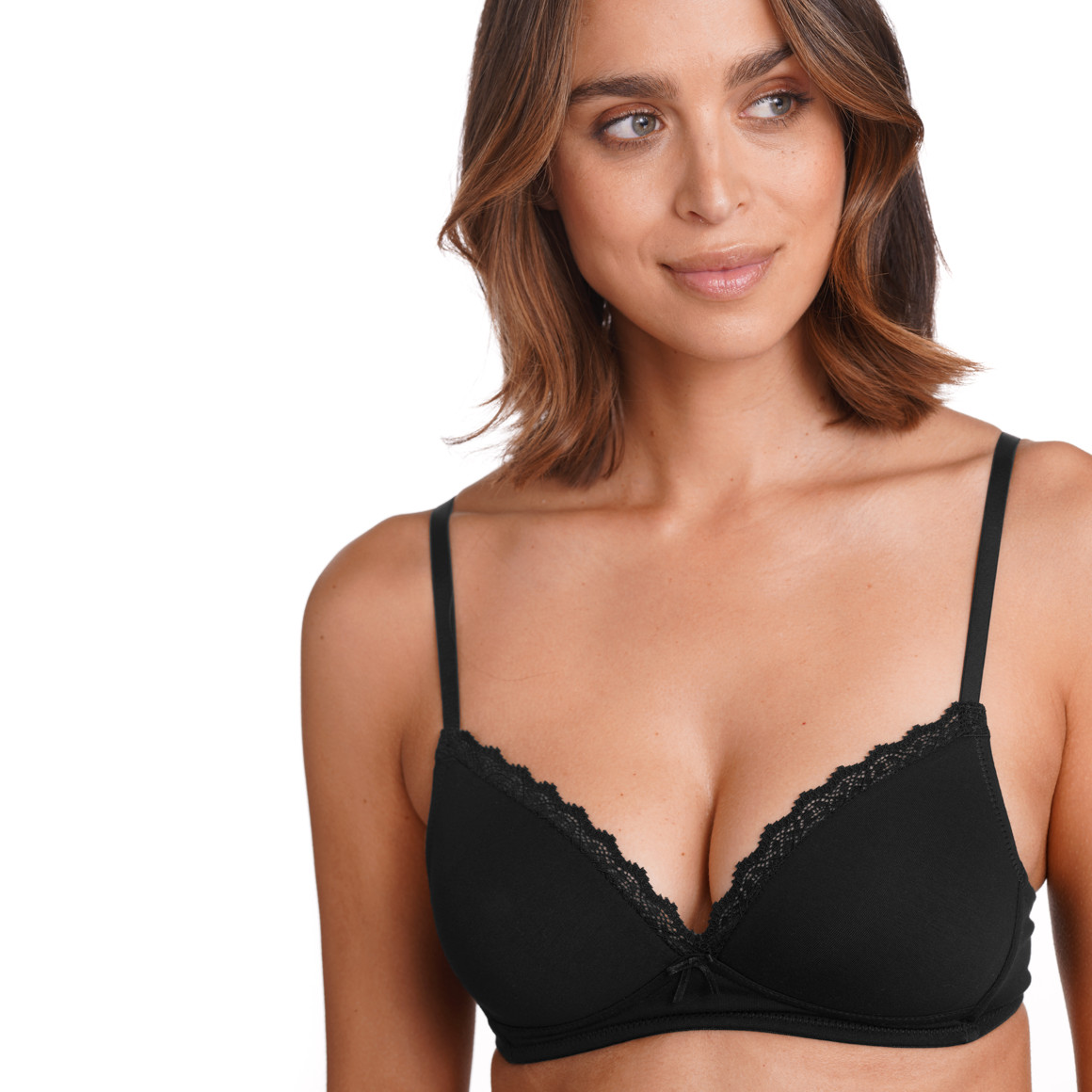 Gina Benotti Damen Soft-BH mit wattierten Cups schwarz