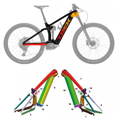 TREK RAIL CARBON 9.8 GEN 3 2023 - L - MAT