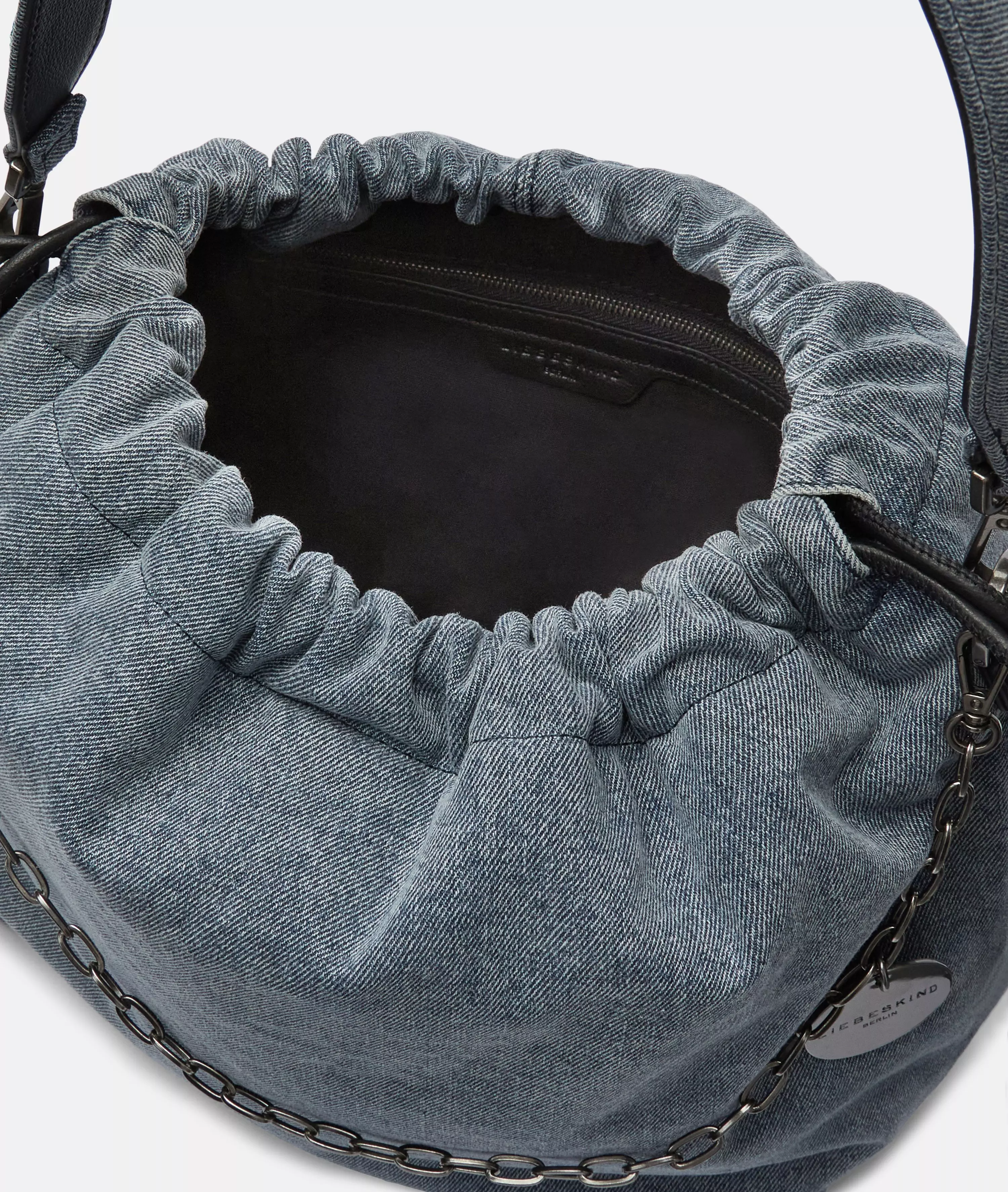 Denim Lya II Hobo M Spacious pouch bag made from denim