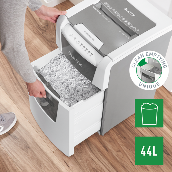 Destructeur Leitz IQ Auto+ Office 150 P4 - coupe croisée