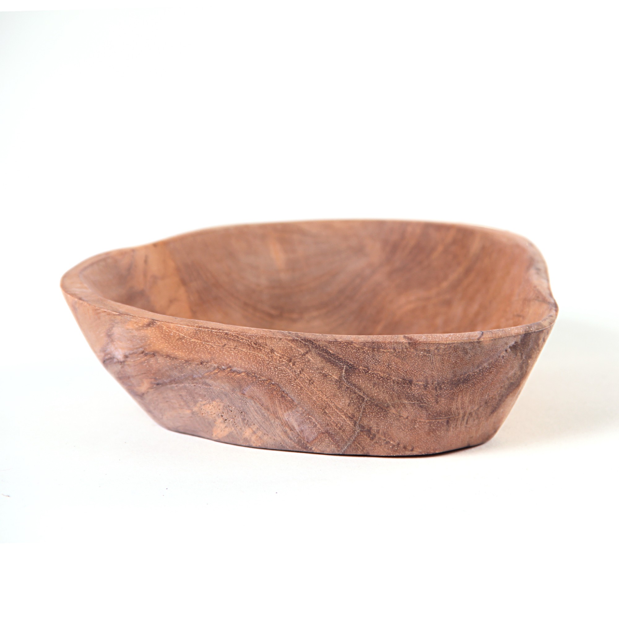 Schale aus Teak, natur, Ø 16 cm, H 3,5 cm von fischer's lagerhaus