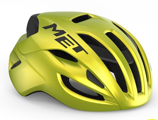 MET Rivale MIPS cykelhjelm Lime Yellow Metallic