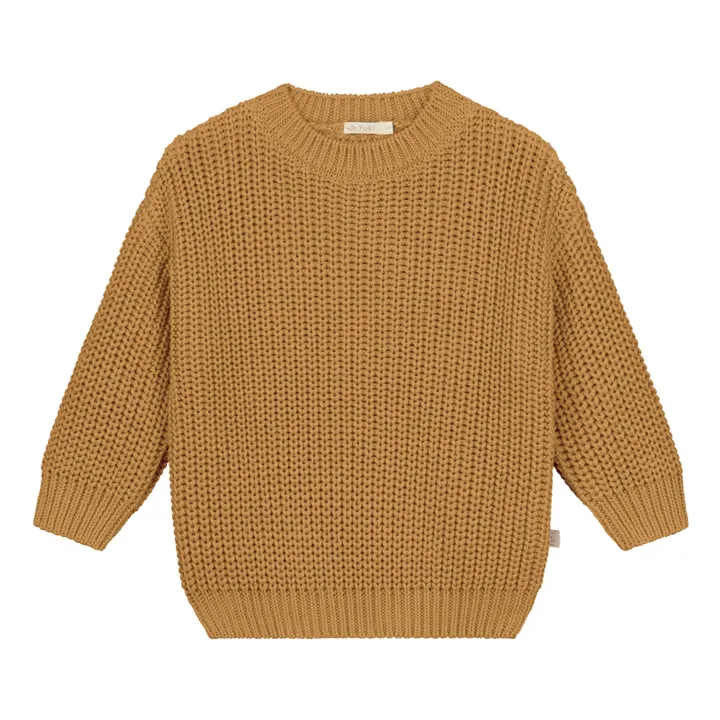 Yuki Pull Chunky Coton Bio | Ocre