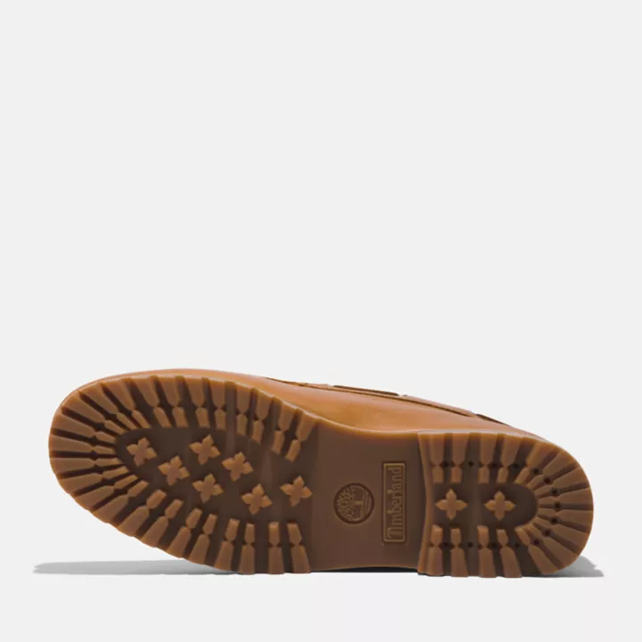 Bota Timberland Authentic Chukka de 7 ilhós para homem, na cor amarela.