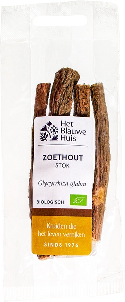 Het Blauwe Huis Zoethoutstokjes (20 gr)